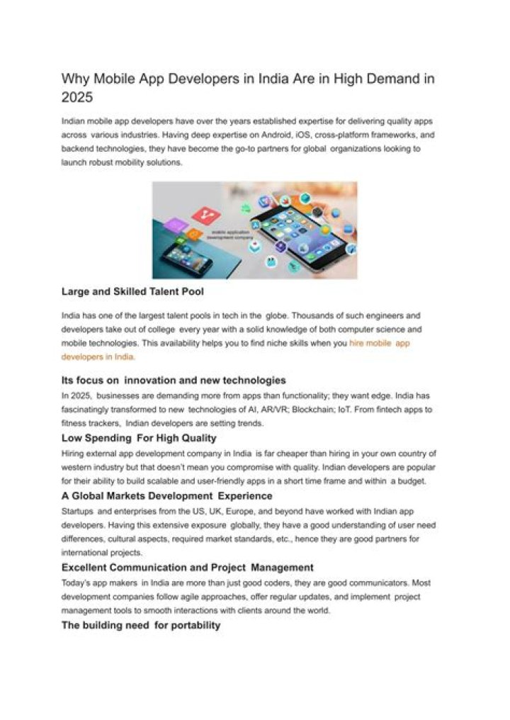 Are app developers in demand in India?