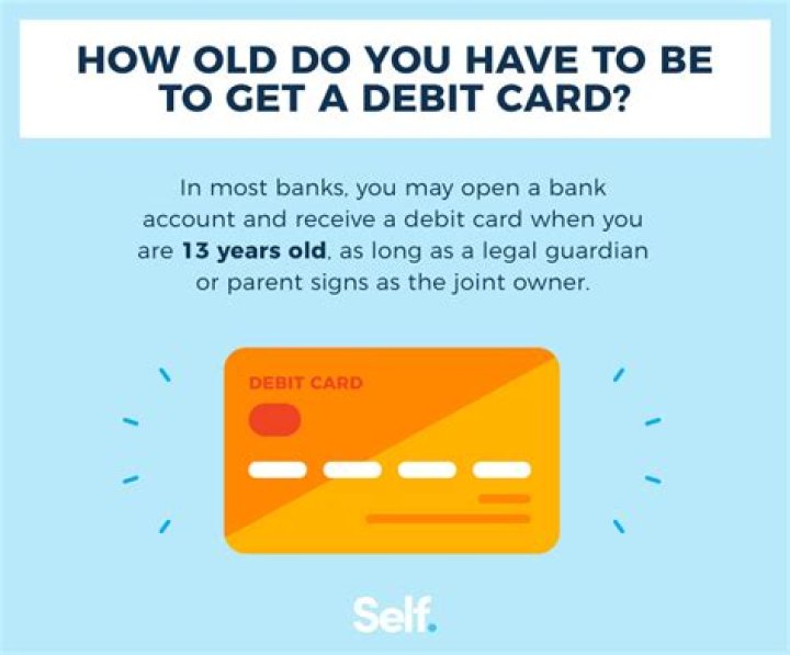 Can a 13 year old have a debit card at Bank of America?