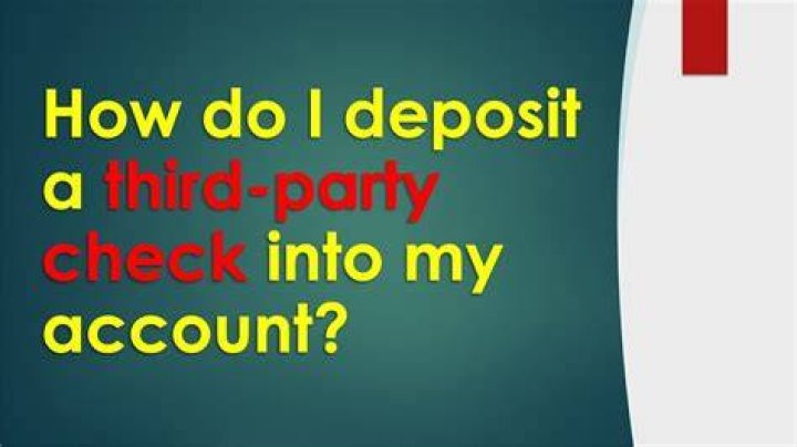 Can a third party deposit cash in my account?
