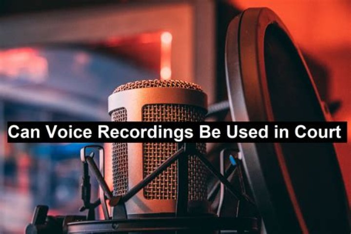 Can a voice recording be used in court without consent?