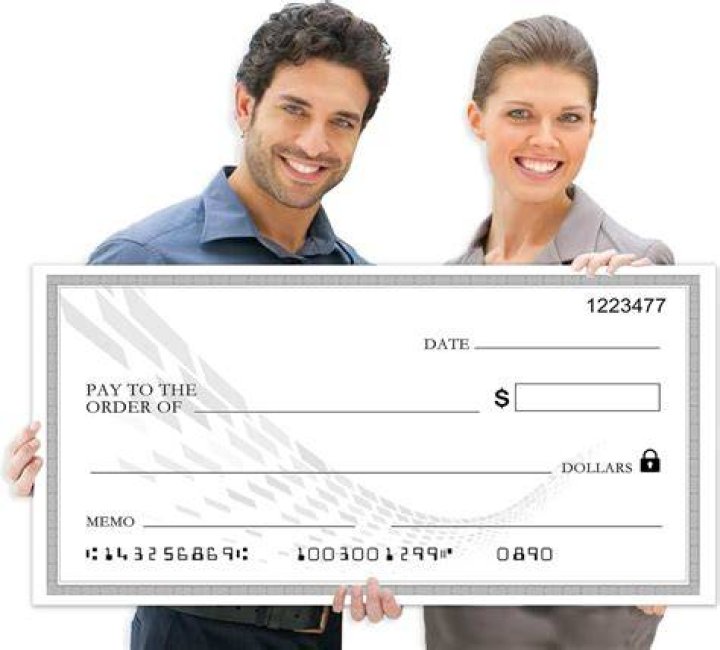 Can I just cash a large check?