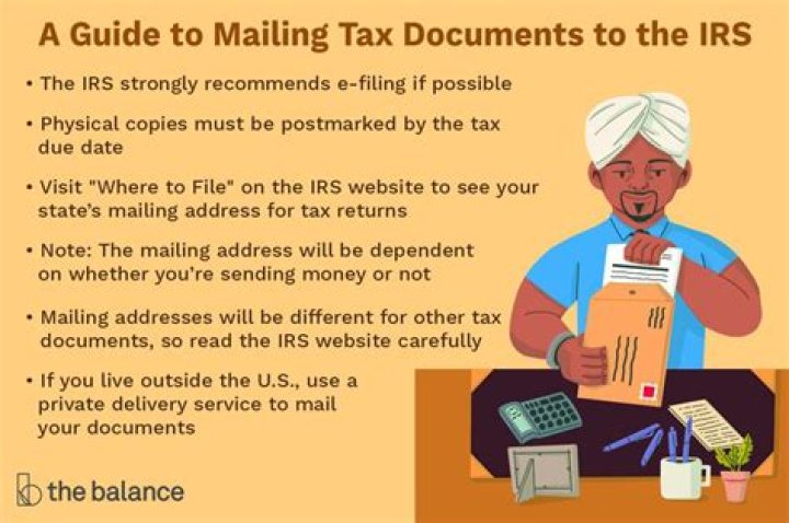 Can I mail documents to the IRS?
