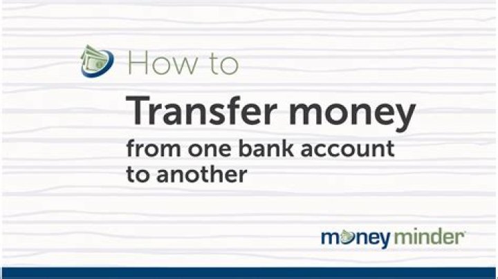 Can I move money from one bank account to another?