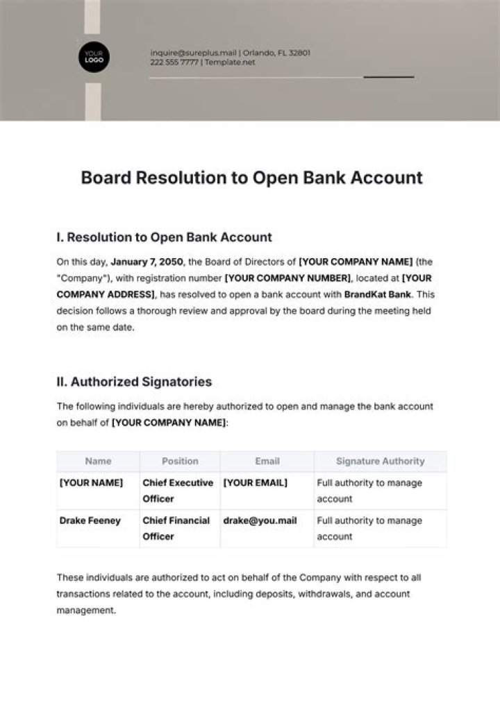 Can I open a bank account for my husband?