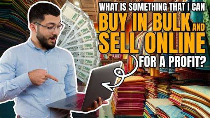 Can you buy something in bulk and sell for profit?