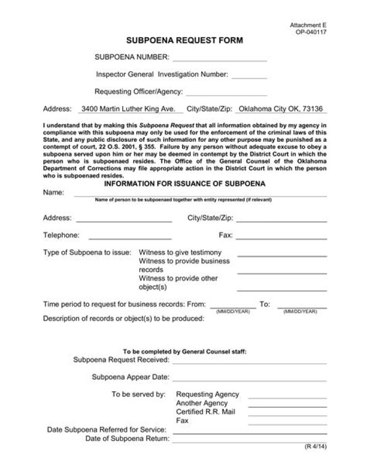 Can you subpoena tax records from the IRS?