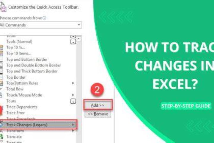Can you track changes in Access?