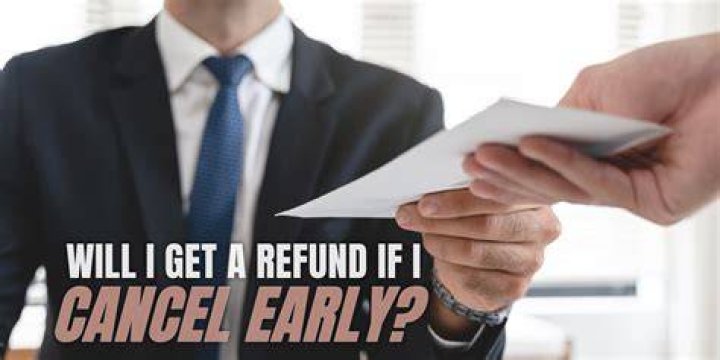 Do I get a refund if I cancel car insurance early?
