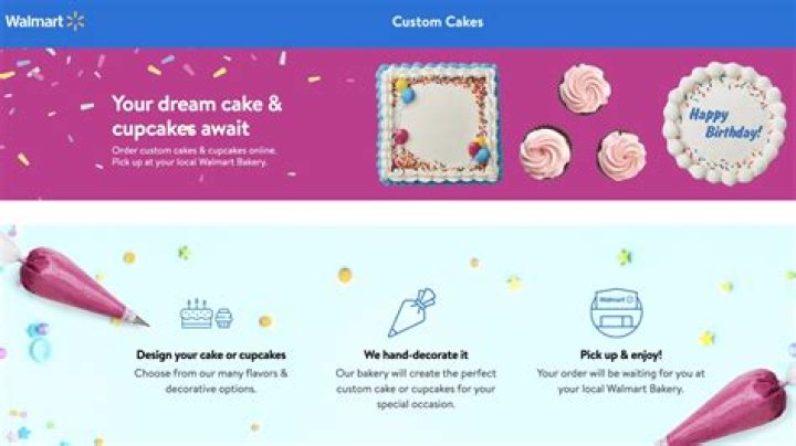 Do Walmart bake their own cakes?