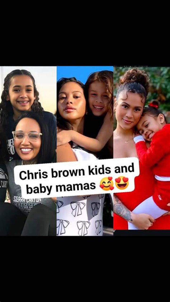 Does Chris Brown have two different baby mamas?
