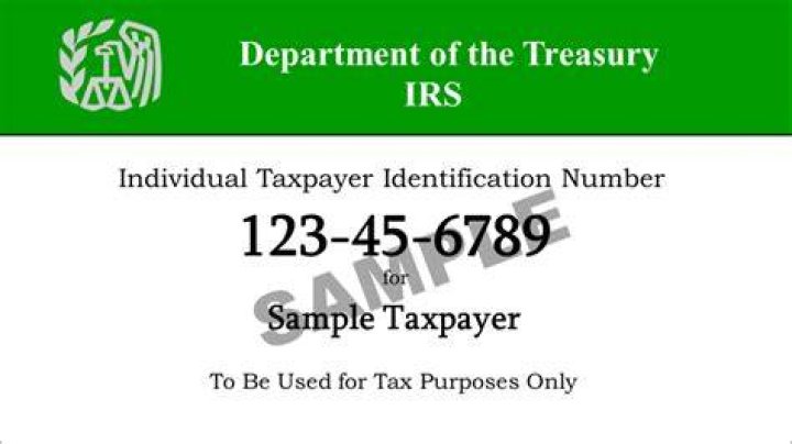 Does the US Treasury have a tax ID number?