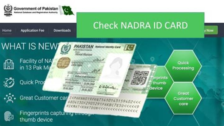 How can I check my Nadra ID data?