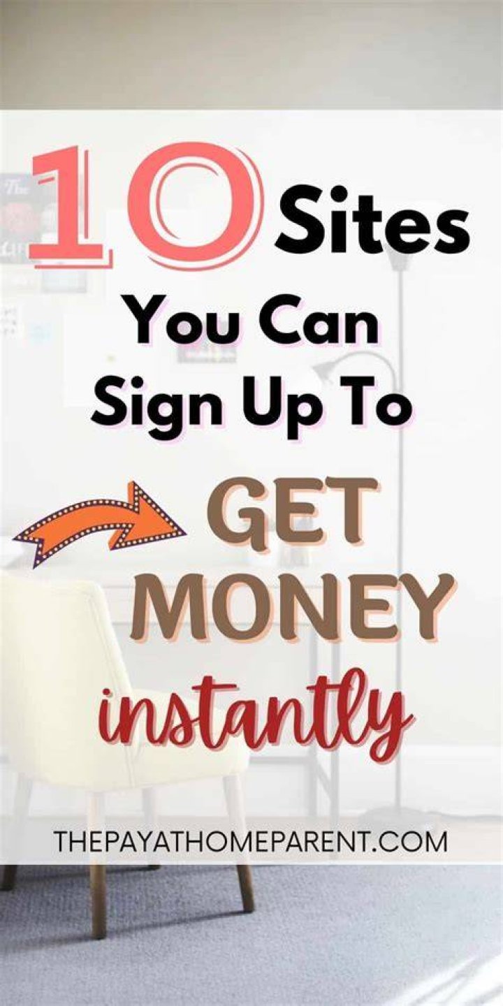 How can I get money immediately?