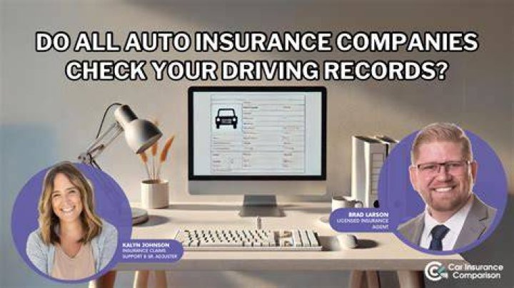 How do companies check driving records?