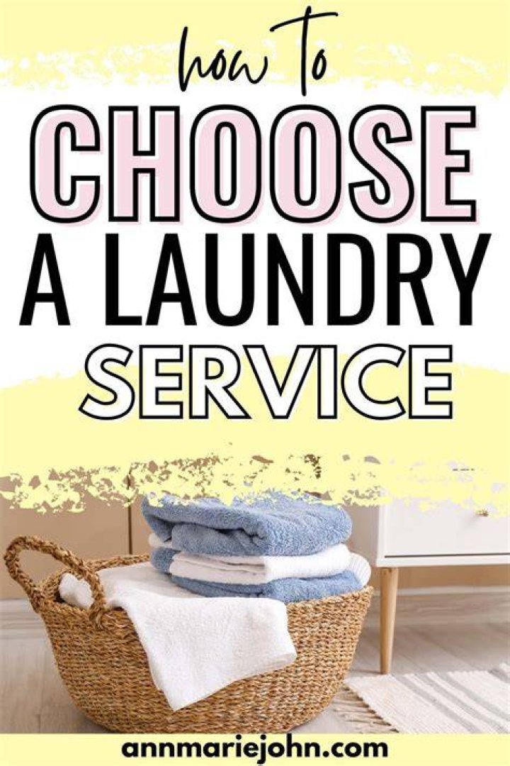 How do I choose a laundry service?