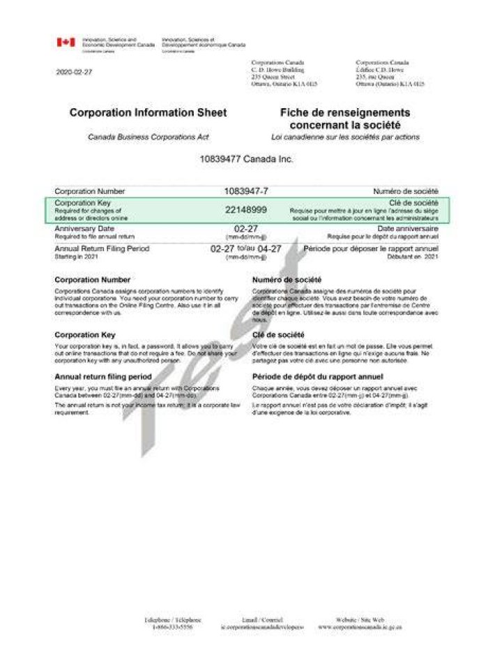 How do I find information on a corporation?