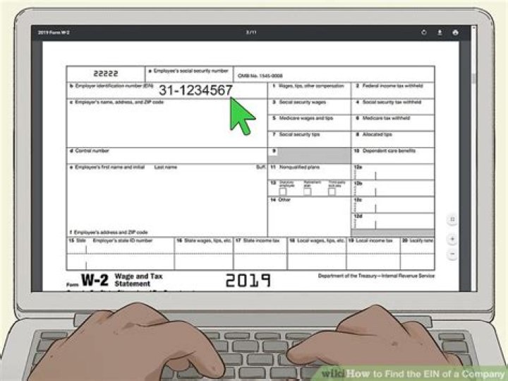How do I find the EIN of a company?