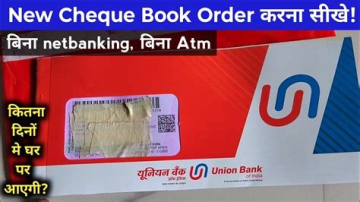 How do I order a new cheque book?