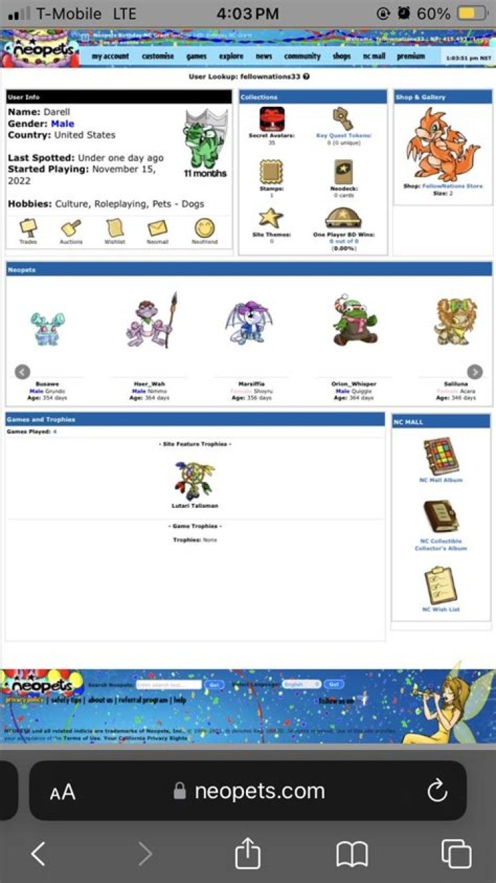 How do I unfreeze my Neopets account?