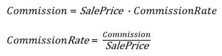 How do you calculate commission rate?