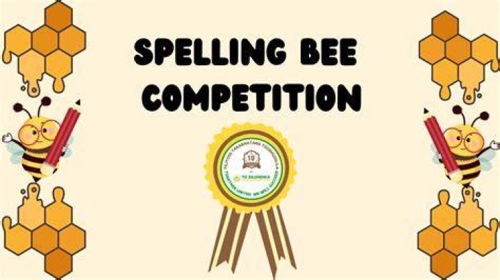 How do you conduct a spelling bee competition?