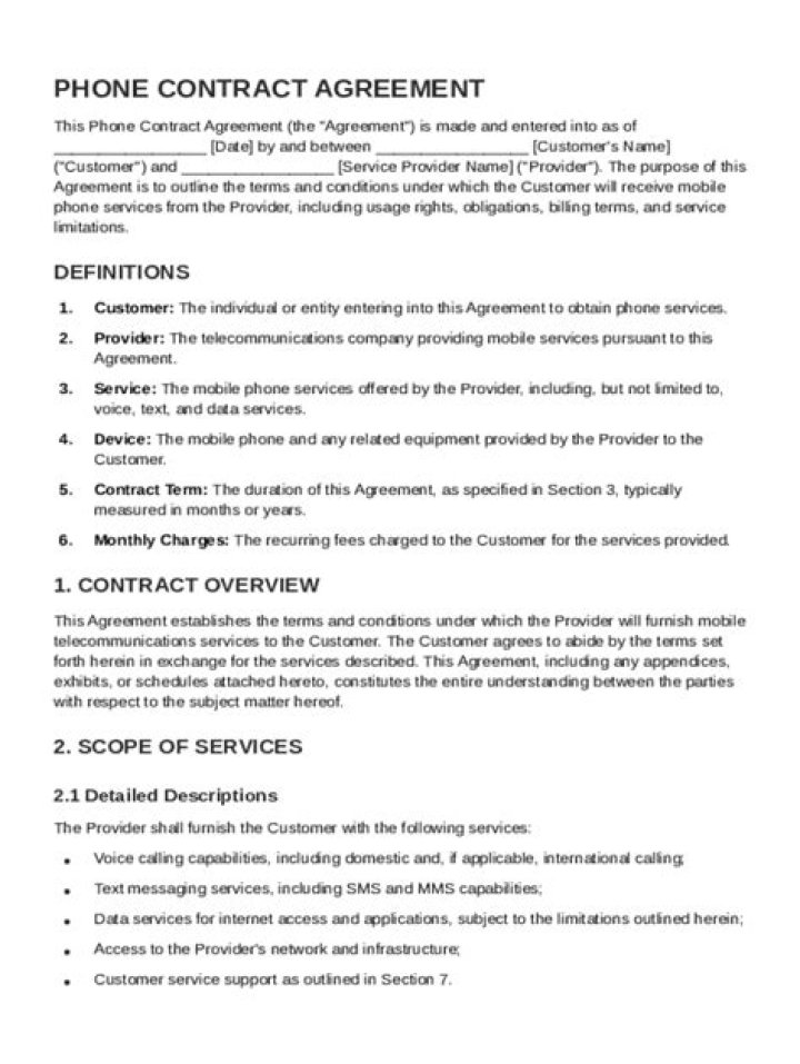 How do you get out of a mobile phone contract?