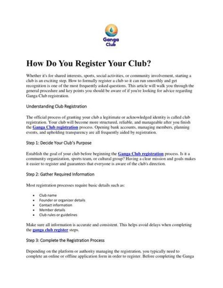 How do you register a association?