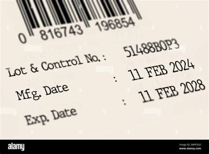 How do you write the manufacturing date?