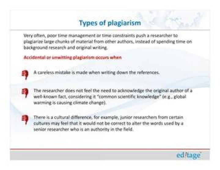 How does plagiarism affect the original author?