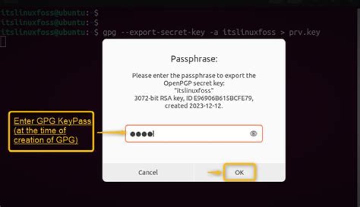 How long is GPG passphrase?