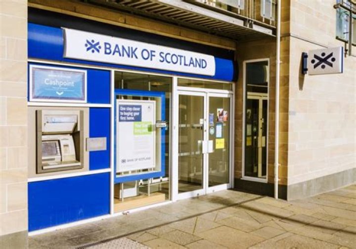 How many Bank of Scotland branches are there in the UK?