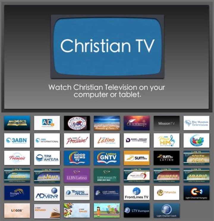 How many Christian TV channels are there?
