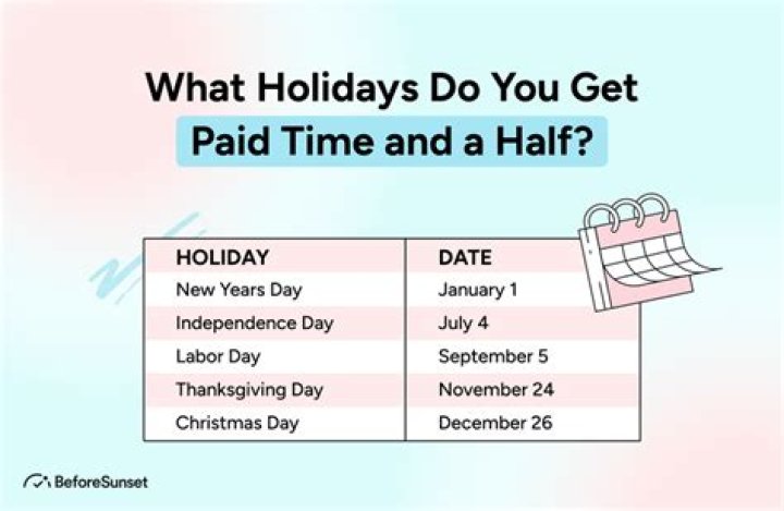 How many holidays does a full-time worker get?