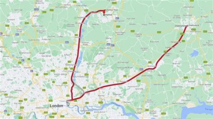 How many hours drive from London to Essex?