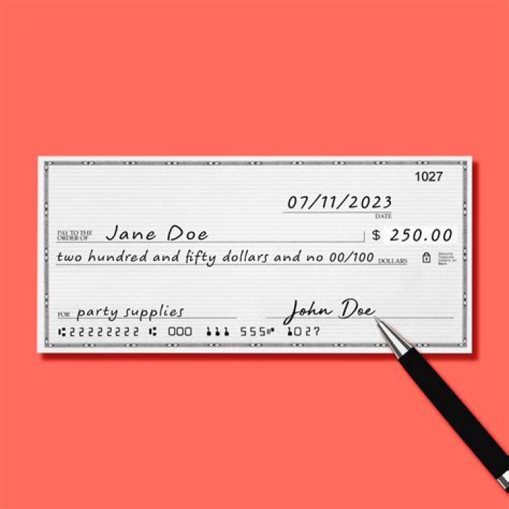 How many parties are involved in a check?