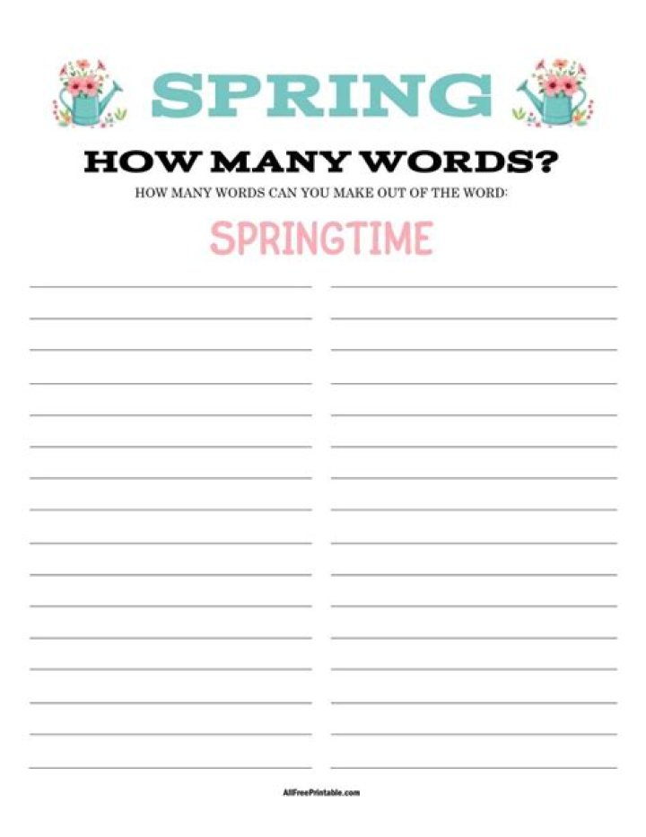 How many words are in a word bank?