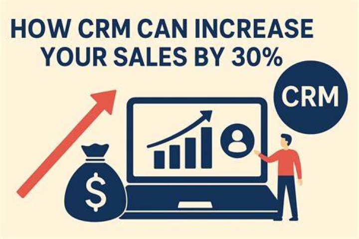 How much can a CRM increase sales?