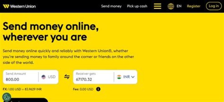 How much does it cost to send money to Nigeria through Western Union?