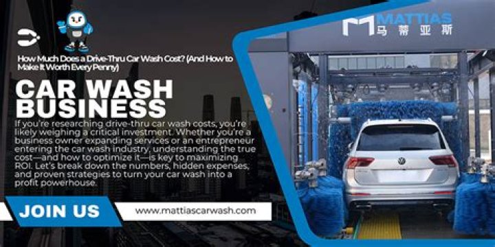 How much does it cost to start a drive thru car wash?