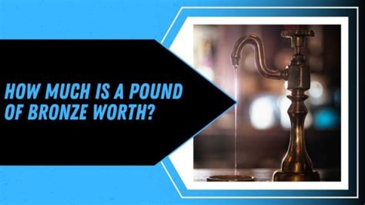 How much is bronze a pound?