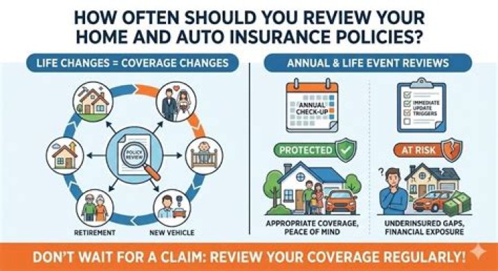 How often should you review insurance?