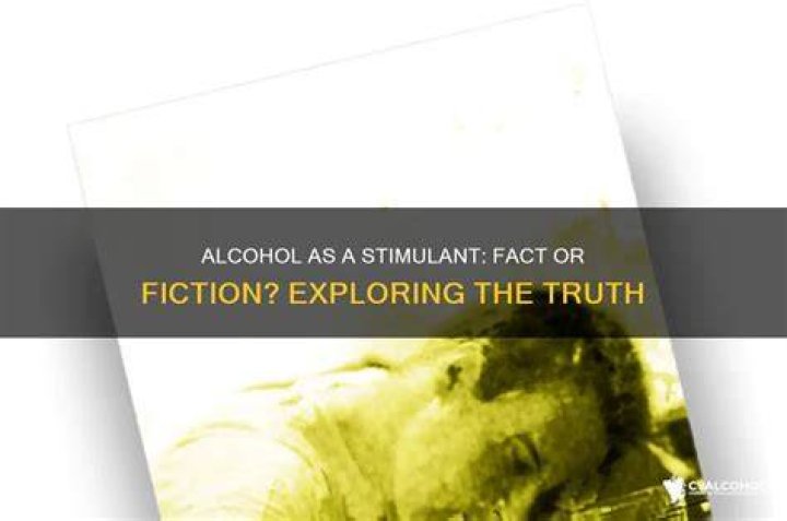 Is any alcohol a stimulant?