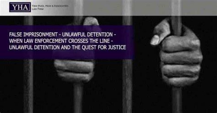 Is detention a false imprisonment?