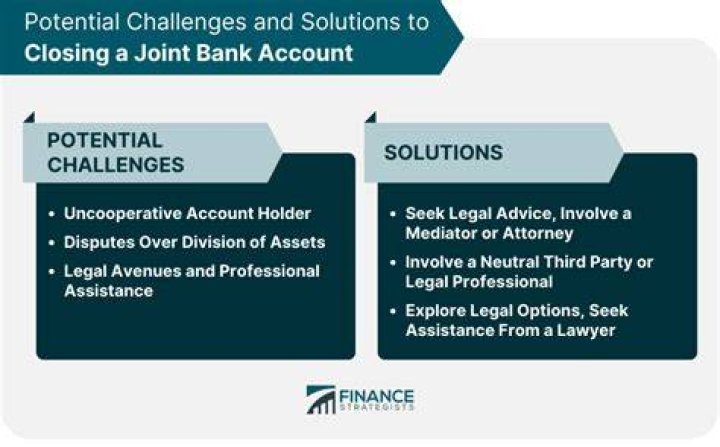 Is it hard to close a joint bank account?