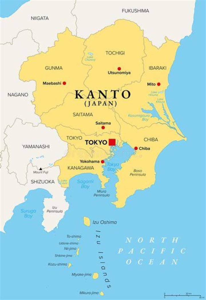 Is Kanto a real place in Japan?