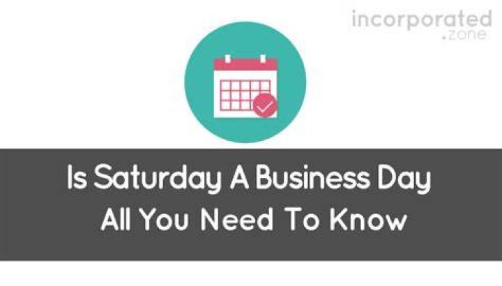 Is Saturday a business day for the banks?