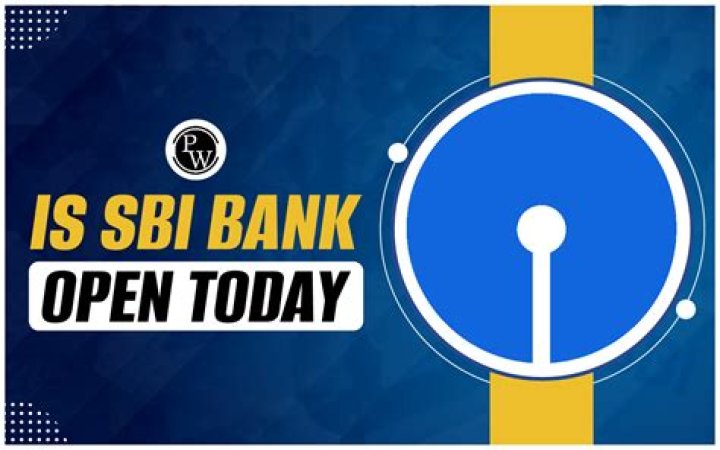 Is SBI banks open today?