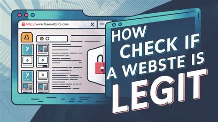 Is there a way to check if a website is legit?