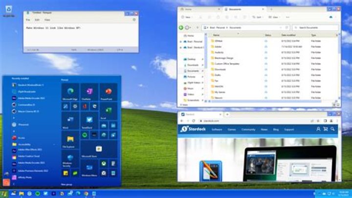 Is Windows XP similar to Windows 7?