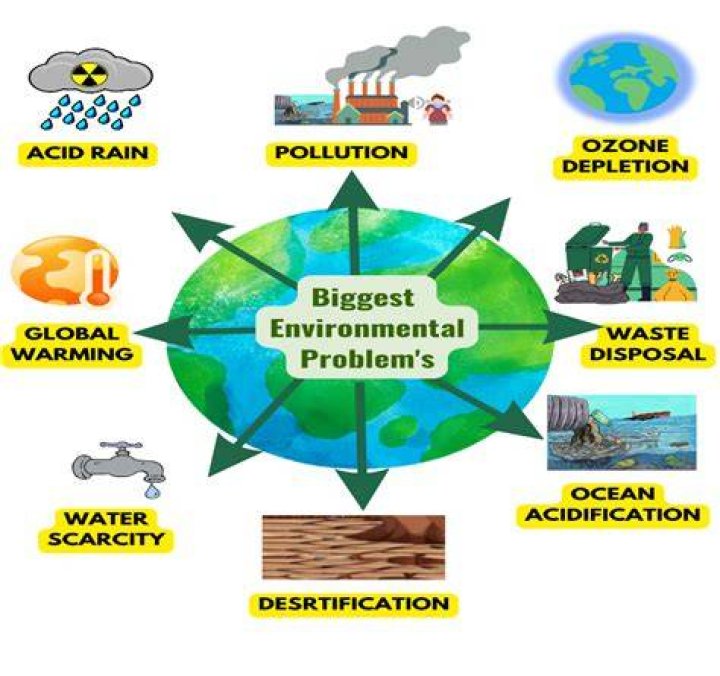 What are 2 environmental problems caused by industry?